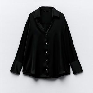 Zara Satin effect shirt